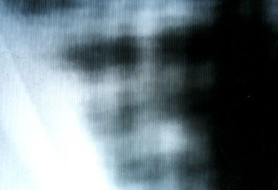 Picture of a 'Ghost' obtained by filming white noise of a television - Stochastic Resonance